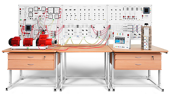 Комплект модульного учебного лабораторного оборудования «Модель электрической системы» ГалСен® ЭЭ1-С-Р